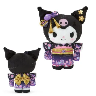 【小禮堂】Sanrio 三麗鷗 絨毛玩偶娃娃 - 和服款 Kitty 美樂蒂 大耳狗 酷洛米(平輸品)