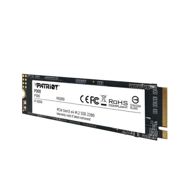 【PATRiOT 博帝】P300 M.2 2280 PCIe Gen3x4 1TB SSD固態硬碟
