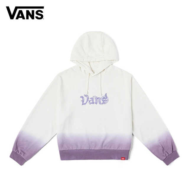 VANS 官方旗艦 蛇年限定系列 女款米白色紫色漸層連帽大學T