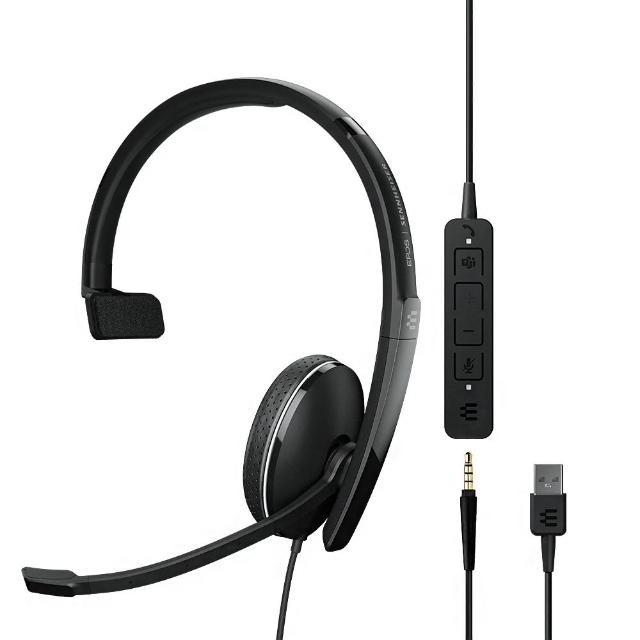 EPOS ADAPT 135 耳罩式耳機，具備可通話功能，提供舒適的佩戴體驗與清晰的語音傳輸，適合日常使用與通話需求。