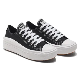 【CONVERSE】休閒鞋 女鞋 帆布鞋 低筒 厚底 CTAS MOVE OX 黑 570256C