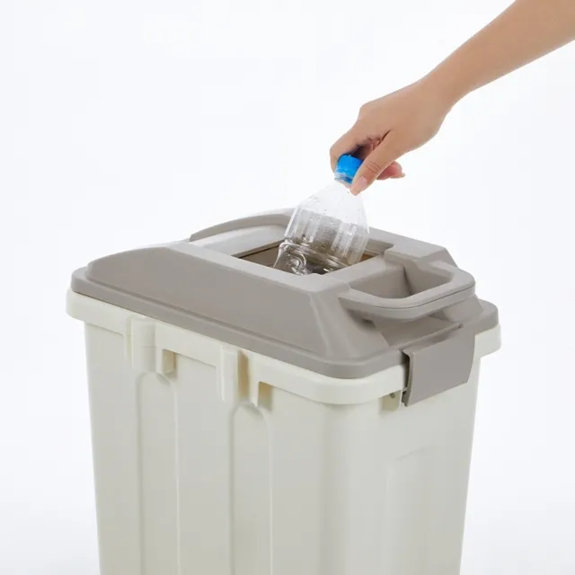 【簡單樂活】連結式分類垃圾桶-35L(環保/垃圾分類/投入式/分類垃圾桶/連結式/大容量/ECO)