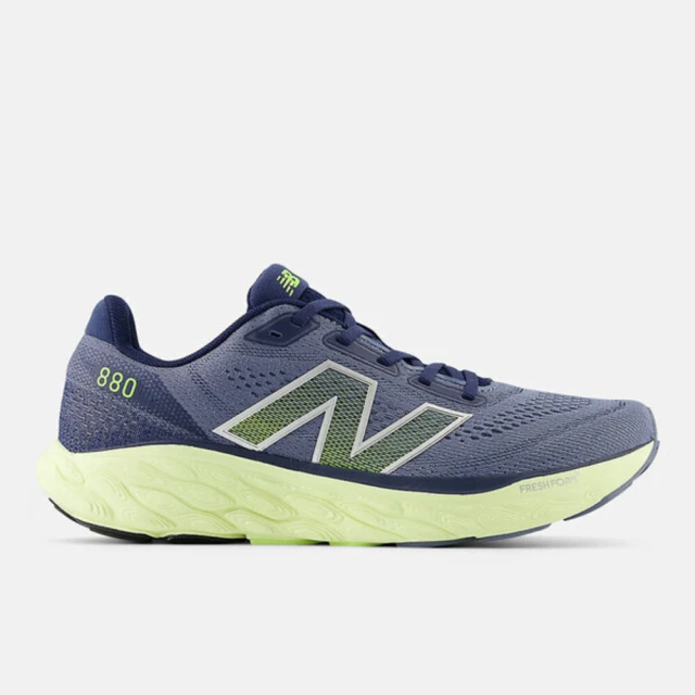 NEW BALANCE Fresh Foam X 880v14 男 慢跑鞋 2E寬楦 緩震 藍 螢黃(M880G14)