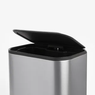 【特力屋】卡爾不鏽鋼緩降垃圾桶  12L