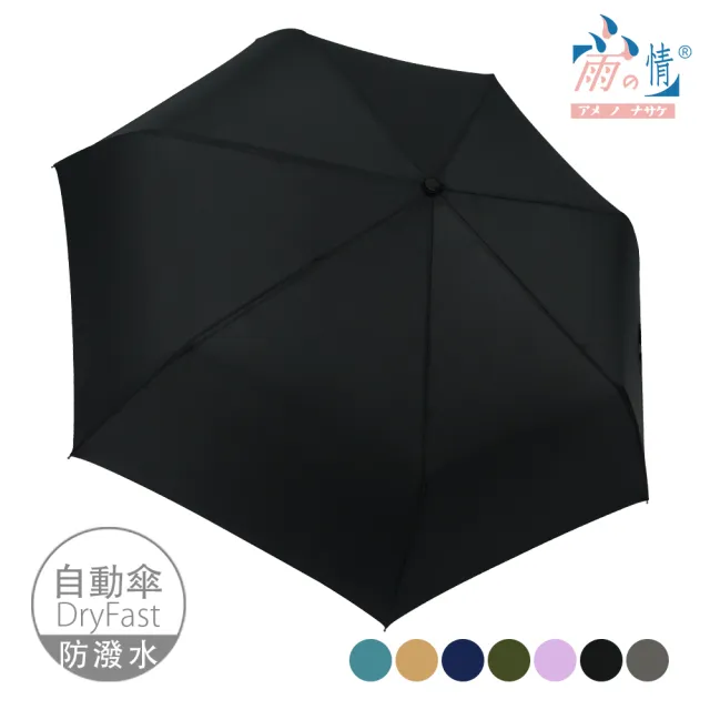 【雨之情】簡約時尚摺壘自動傘(雨傘/折疊傘/摺傘/自動開收)
