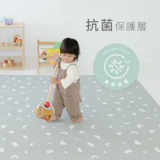 【PatoPato】自然系風格遊戲地墊/60x60x1.4cm／巧拼地墊/抗菌地墊(小島草木/小島拾石/小島晴空/6片組)