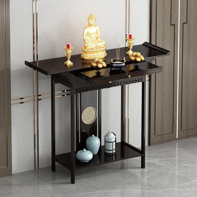 梵檀一品旗艦店 100帶抽板櫃門款(大佛龕供桌 佛像台 小供