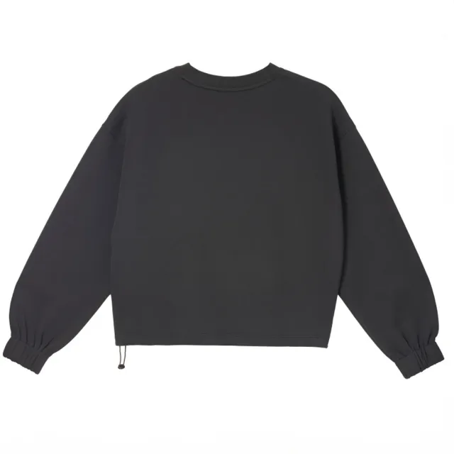 【KANGOL】大學T 深灰 貼布 繡花 休閒 上衣 女(6452100110)