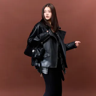 【MAJOR MADE】高級時髦扎實皮外套(皮外套/皮衣/長袖)