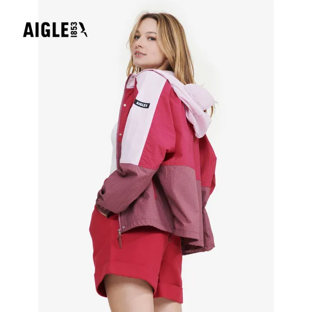 【AIGLE】女 防潑休閒外套 AG-FAX96 2色(女外套 防潑水外套 休閒外套)