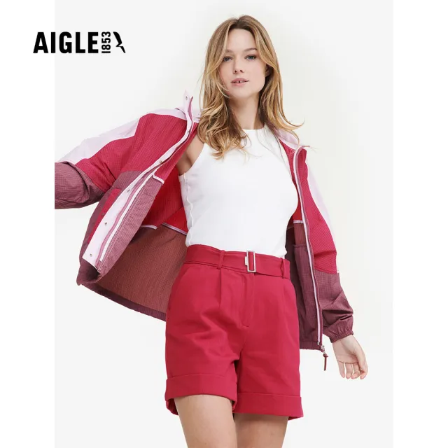 【AIGLE】女 防潑休閒外套 AG-FAX96 2色(女外套 防潑水外套 休閒外套)