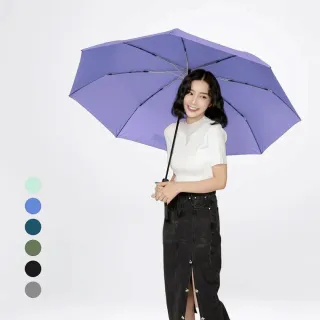 【雨傘王】BigPurple 最大傘面自動折疊傘 27吋 防潑水 8骨防風 多人撐(超值款無維修*)