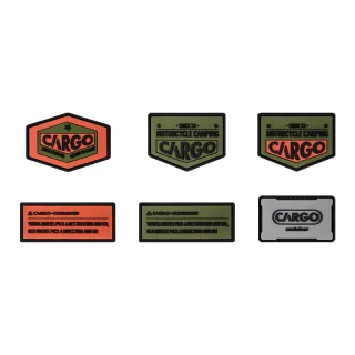【Cargo】工業風徽章(露營裝飾 魔鬼氈 刺繡貼 布章 臂章 LOGO 戶外 露營 逐露天下)