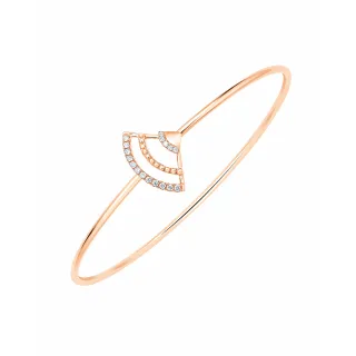 【Just Diamond】鎮金店 18K玫瑰金 永恆之舞 鑽石手環