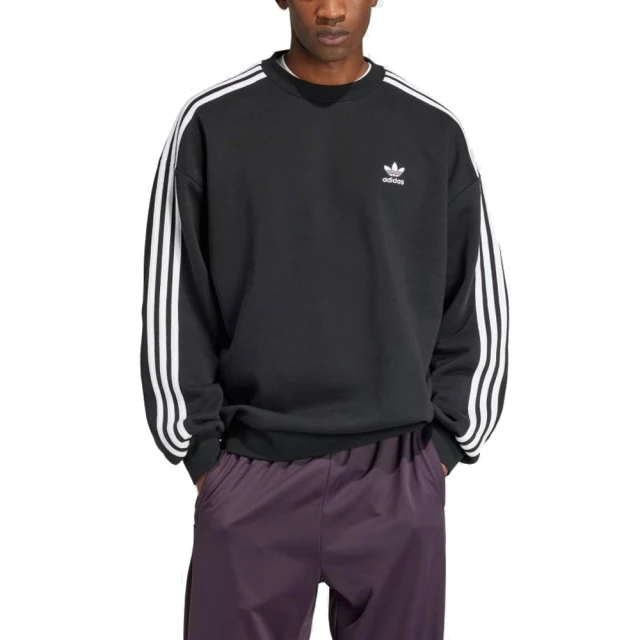 adidas 愛迪達 OVERSIZE CREW 圓領長袖上衣 男 - IZ1829