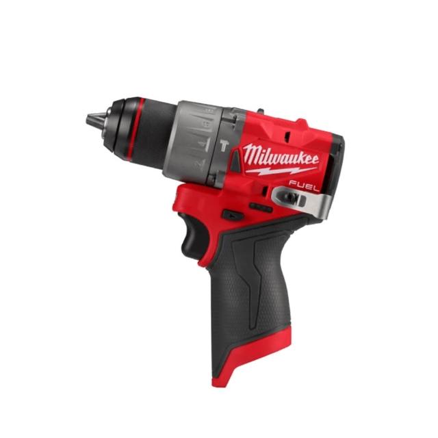 【Milwaukee 美沃奇】M12FPD2 無碳刷 震動 電鑽 起子機(M12 FPD2主機+雙2.5電池+充電器)
