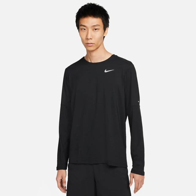 NIKE 耐吉 長袖上衣 男款 運動 AS M NK DF ELMNT CREW 黑 DD4755-010