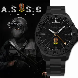 【elegantsis 愛樂時】涼山高空特種勤務中隊 GMT自動機械錶 禮物 送禮 推薦(ELJO65AS-ASSC-NB01MA)