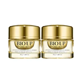 【BIO UP 自然美】全效防護光采素顏霜 SPF50 PA++++ 30g/瓶(2入)