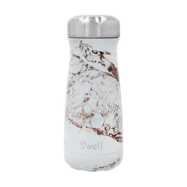 【S’well】美國 Traveler不鏽鋼保溫瓶 鎏金石紋470ml / swell 保溫杯 保冰杯 水壺 環保杯