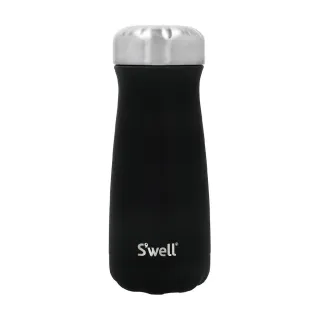 【S’well】Traveler不鏽鋼保溫瓶 曜石黑470ml / swell 保溫杯 保冷保冰杯 水壺 環保杯 便攜杯 隨行杯