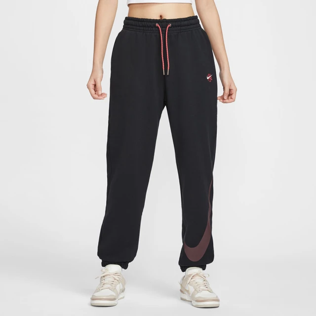 NIKE 耐吉 長褲 女 運動褲 高腰 超寬鬆 CNY新年 AS W NSW HR OS PANT 黑 HV8463-010