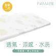【PAMABE】二合一水洗透氣嬰兒床墊60x120cm全新花色(水洗速乾/護脊/抗敏防菌/新生嬰兒專用/彌月禮)