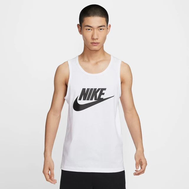 NIKE 耐吉 背心 男款 運動背心 慢跑 AS M NSW TANK ICON FUTURA 白 AR4992-101