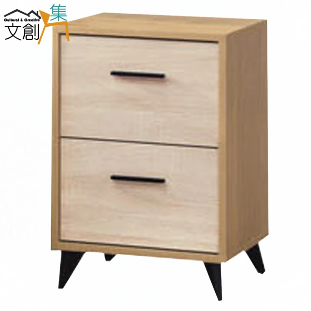鑫港家居 三抽40*40*59(床頭櫃 奶油風床頭櫃 床邊收