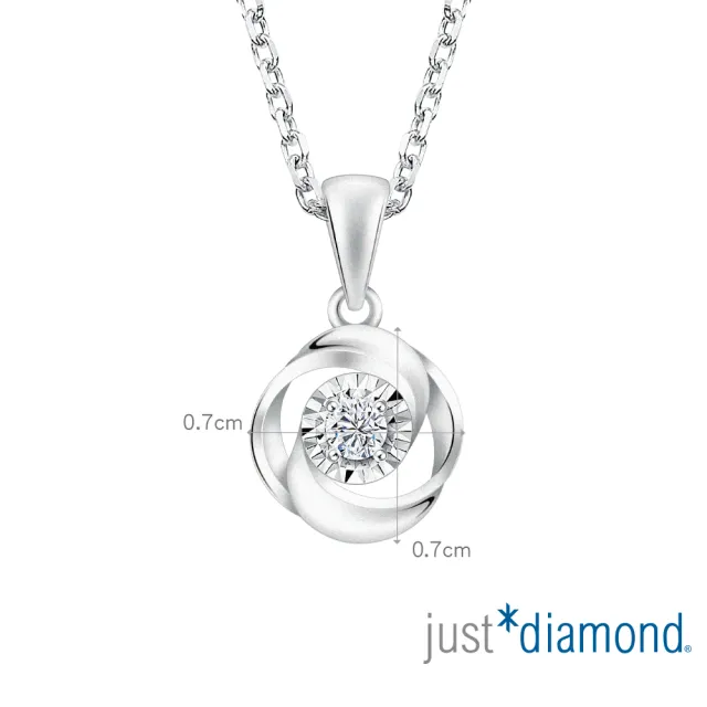 【Just Diamond】鎮金店 18K金 Dreamy 花蕾 鑽石吊墜(不含鍊)