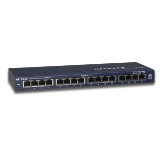 【NETGEAR】16埠 Gigabit 無網管 金屬殼 網路交換器(GS516)