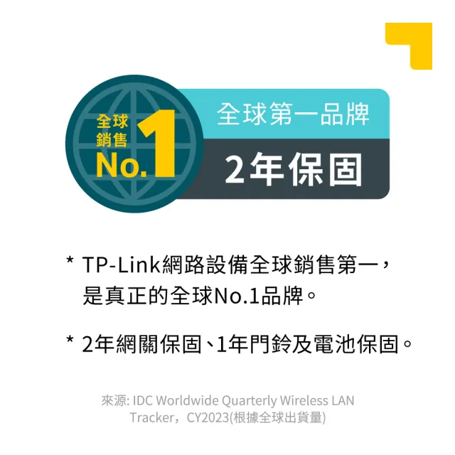 (256G記憶卡組)【TP-Link】Tapo D230S1 2K 500萬畫素AI無線視訊門鈴(可拆電池/全彩夜視/超廣角全身入鏡)
