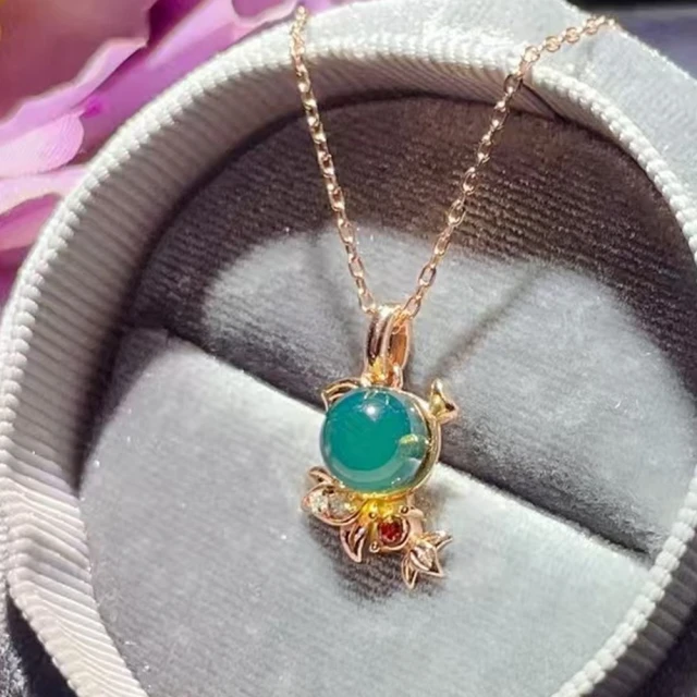 勝弘珠寶勝弘珠寶 多明尼加藍珀自由智慧項鍊-7mm