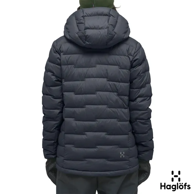 【Haglofs】女 Roc Flash Down 羽絨連帽外套(黑色)