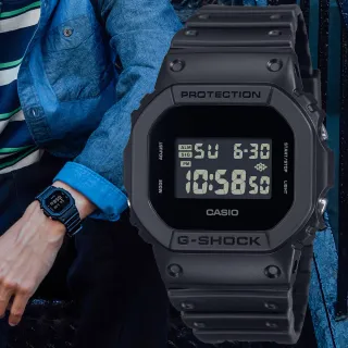 【CASIO 卡西歐】G-SHOCK 街頭時尚 方形電子腕錶 畢業禮物 送禮 推薦(DW-5600UBB-1)