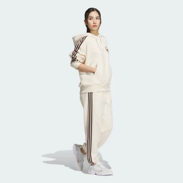 【adidas 愛迪達】SPO Jogger 女 長褲 運動長褲 休閒長褲 米棕(JC6855)