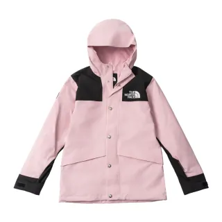 【The North Face 官方旗艦】新年款經典1986-北面兒童粉紅色DryVent防水透氣連帽衝鋒衣｜8C7M0UI