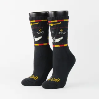 【FOOTER】哈利波特-魔法奇幻襪(HP01-深灰)