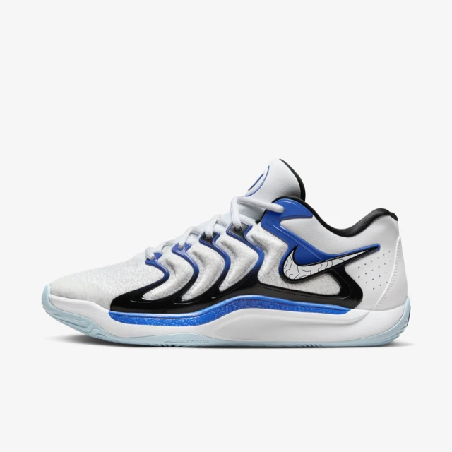 NIKE 耐吉 KD17 EP 男 籃球鞋 運動 訓練 實戰 球鞋 杜蘭特 緩震 氣墊 白黑藍(FJ9488-100)