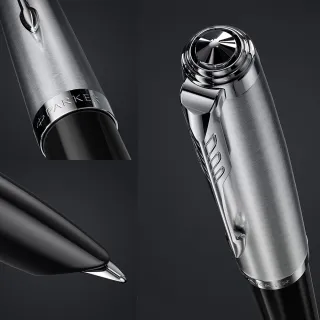 【PARKER】派克 51復刻版 銀蓋黑桿 鋼筆