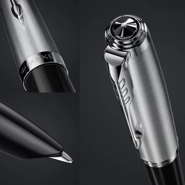 【PARKER】派克 51復刻版 銀蓋黑桿 鋼筆