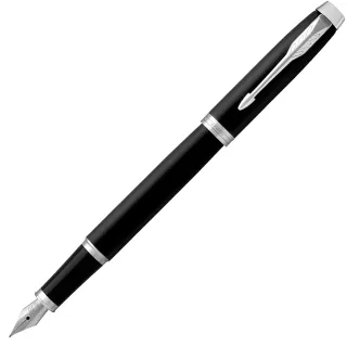 【PARKER】派克 新IM 經典霧黑白夾 F尖鋼筆