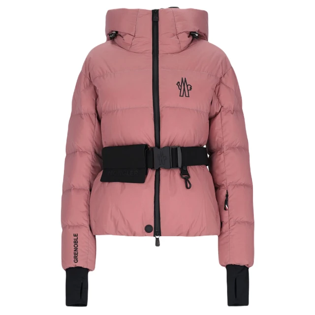 MONCLER 秋冬新款 女款 BOUQUETIN 連帽滑雪羽絨外套-粉色(0號USA-XS、1號USA-S、2號USA-M)