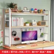 【MINE 家居】書架 升級款 寬95/115 雙尺寸 雙色選購 升級(書架/螢幕架/洞洞板)