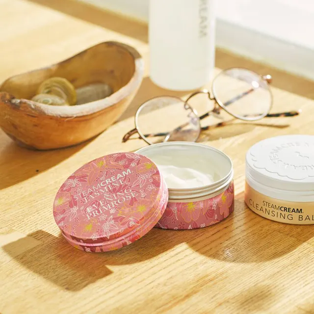 【STEAMCREAM 蒸汽乳霜】1430/茉莉與月見草 75g(甜美優雅香氣)