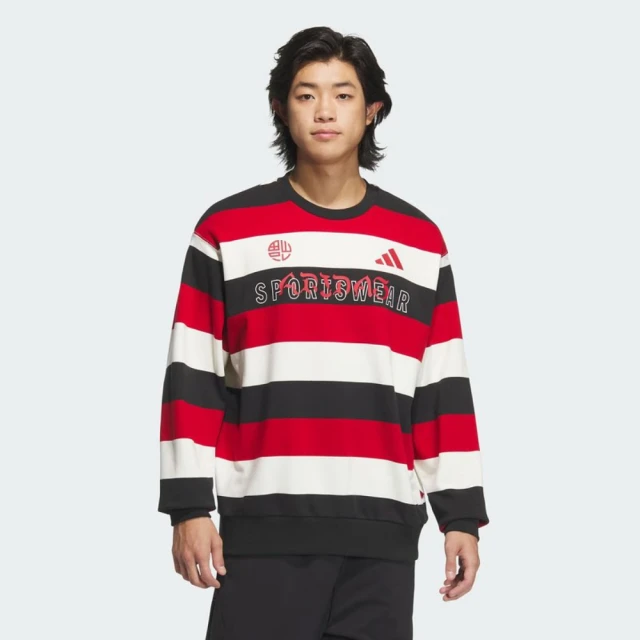 adidas 愛迪達 長袖上衣 男 女 大學T 磨毛 CM 