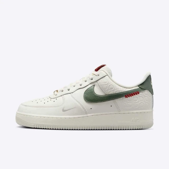 NIKE 耐吉 Air Force 1 07 男 運動休閒鞋 CNY 蛇年款 穿搭 白 綠(HV5979-130)