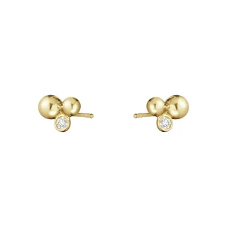【Georg Jensen 官方旗艦店】MOONLIGHT GRAPES 18K金鑽石耳環(K金 耳環)