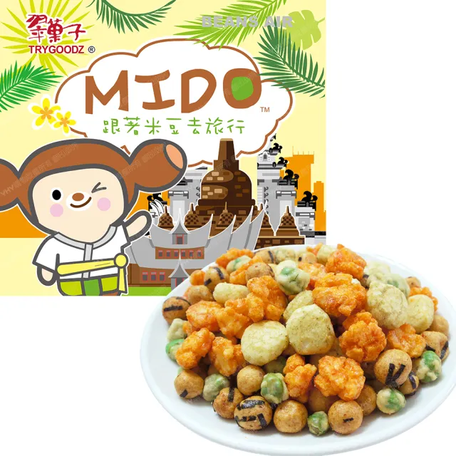 【豆之家】翠果子-MIDO航空米果 5袋組(頭等艙/商務艙/經濟艙/日式綜合米果/相撲米果)