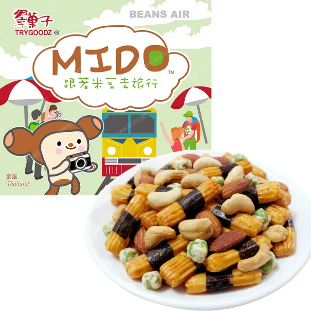 【豆之家】翠果子-MIDO航空米果 5袋組(頭等艙/商務艙/經濟艙/日式綜合米果/相撲米果)